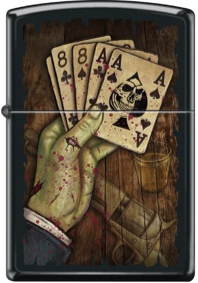 Zippo Çakmak 218 Dead Mans Hand Design 218-087931