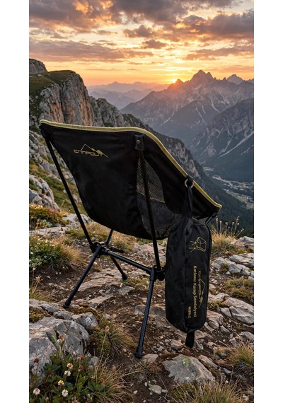 Nurgaz Campout Pratik Kamp Sandalyesi Siyah