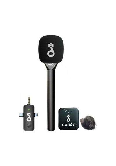 Tr Kablosuz El Ve Yaka Mikrofon Sistemi 1 Verici 1 Alıcı, 2.4ghz Sinyal, 50m Menzil, Tak-çalıştır, Dslr/telefo