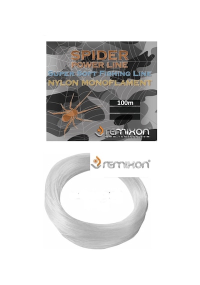Remixon Spider Poşet Misina 100mt Monofilament Misina - 0.30mm