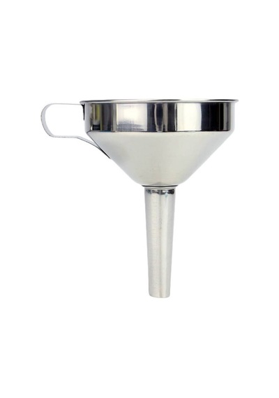 Paslanmaz Çelik Mazot Hunisi Metal Yağ Hunisi Metal Reçel Hunisi 10 Cm N11.2