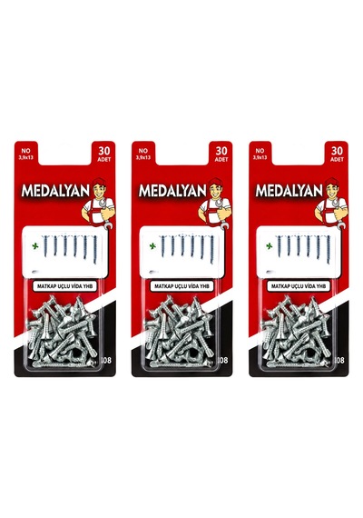 360 Adet 3.9x13 Matkap Uçlu Vida Yhb 12x30pcs 5286