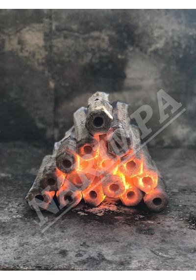 Meşe Briket Mangal Kömürü 4Saat Yanma 10Kg