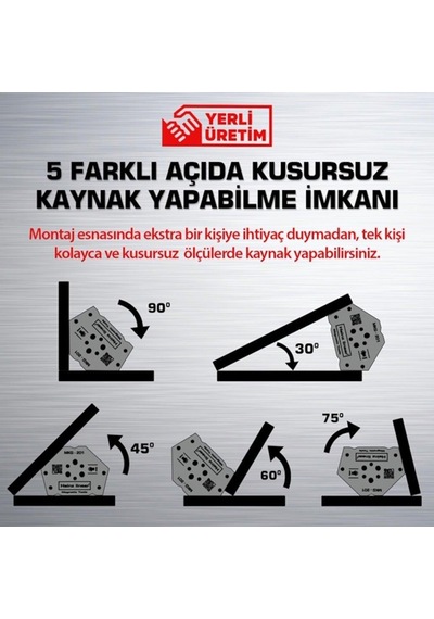 Heinz Linear Mkg201-s Manyetik Açılı Kaynak Tutucu Mıknatıs Gönye