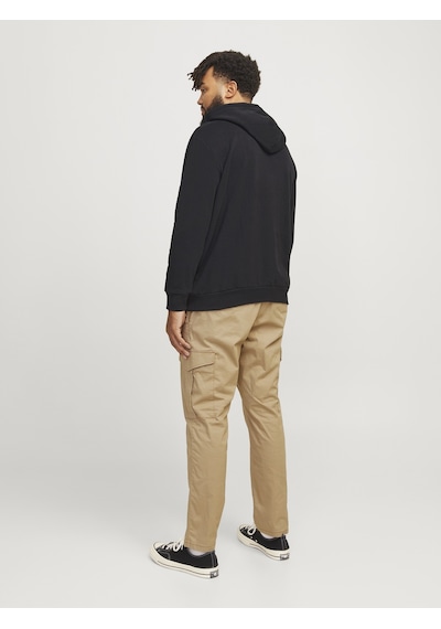 Jack & Jones Jack Jones 3xl 4xl 5xl 6xl Erkek Büyük Beden Sweatshirt 12258867 Siyah