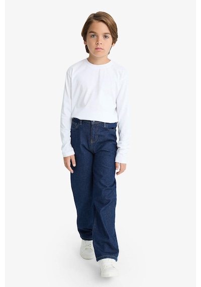 Defacto Koyu Mavi Erkek Çocuk Jean Pantolon F2258a8/nm34 KOYU MAVİ