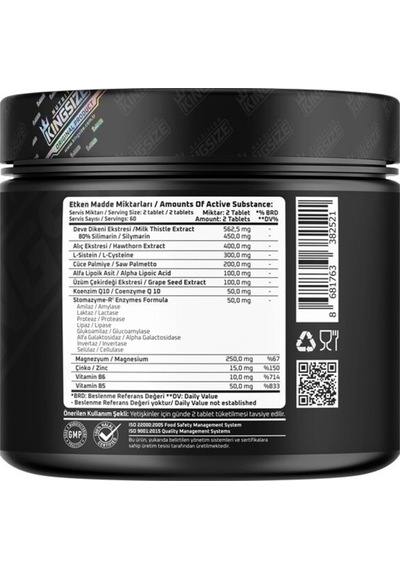 Kingsize Nutrition On Cycle 120 Tablet