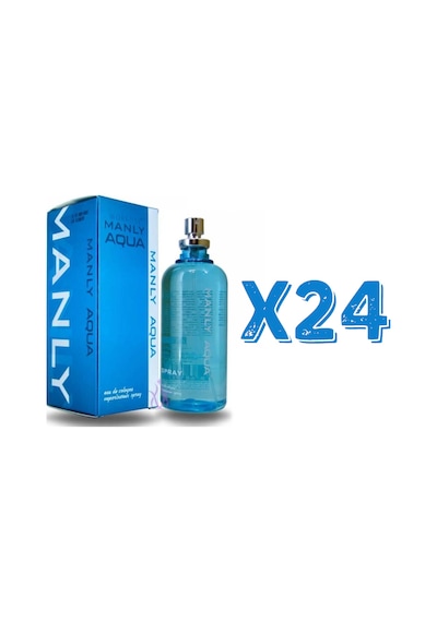 Manly Aqua Erkek Parfüm EDC 24 x 125 ML