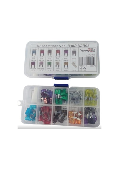 60 Parça Araç Sigorta Seti, Mini Blade Oto Sigorta Kiti