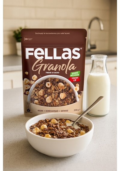 Fellas Granola - Fındıklı & Kakaolu 200 gr