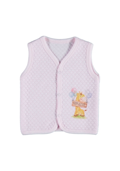 Bibaby Yelek Kapitone Balonlu Zürafa Pembe Pembe