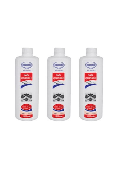 Ersağ Yağ Çözücü 1000 Ml 3'Lü Set