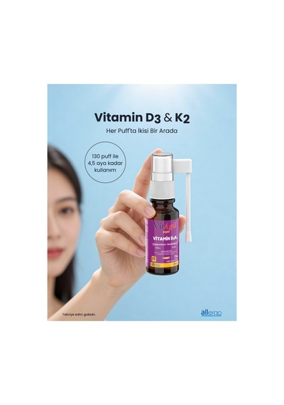 Vitagil Puff Vitamin D3k2 Sprey 20 Ml