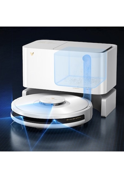 Viomi Alpha 2 Pro Toz Boşaltma Üniteli Niteli Akıllı Robot Süpürge Beyaz