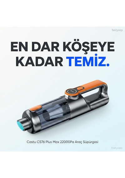 Castu Cs76 Plus Max 22000pa Araç Süpurgesi ...