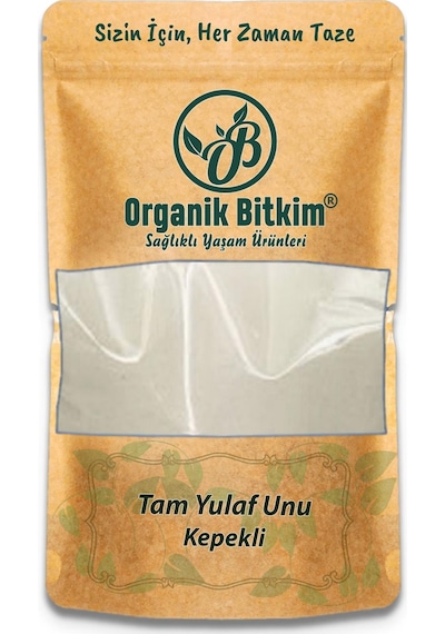 Organik Bitkim Tam Yulaf Unu Kepekli 500 G