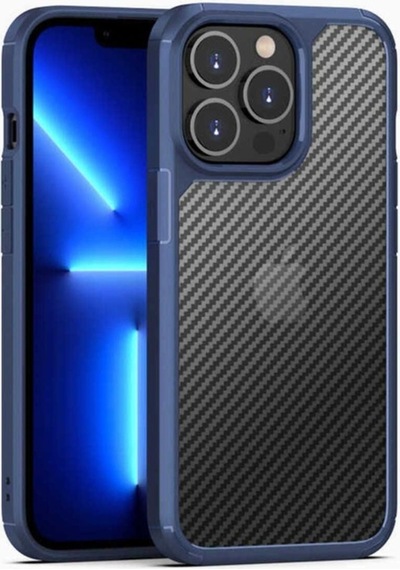 Apple Uyumlu iPhone 13 Pro Kılıf Zore İnoks Kapak Mavi