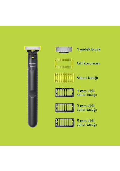 Philips Oneblade Qp1624/10 Yüz + Vücut 8 Saat