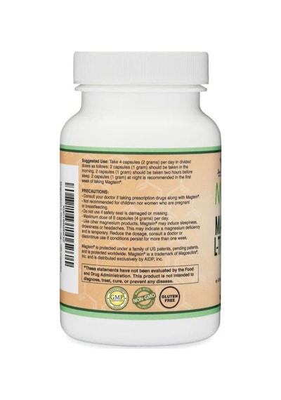 Double Wood Magtein Magnesium L-threonate - 2000 Mg 100 Kaps...