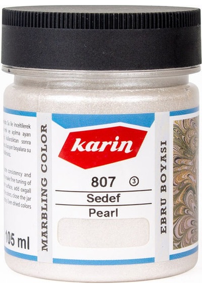 Karin Geleneksel Ebru Boyası 807 Sedef 105 Ml