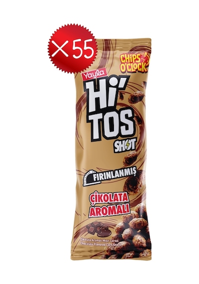 Yayla Hi'tos Shot Çikolata Aromalı Mısır Çerezi 25 G X55