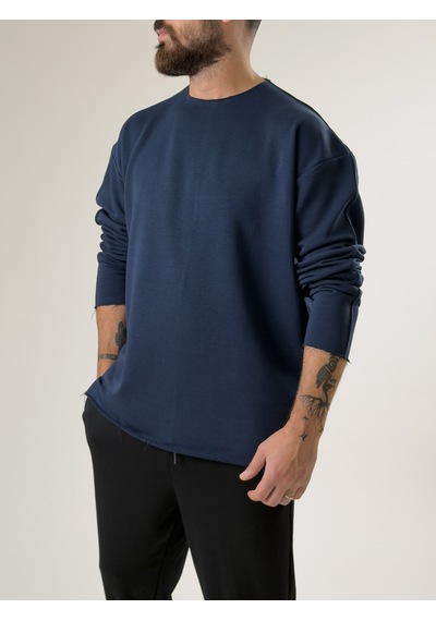 Cocopelli Erkek Lacivert Oversize Basic Sweat Coc2596 Lacivert