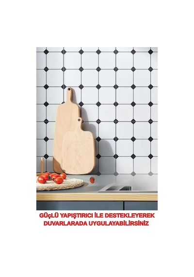 30cm X 30cm 10 Adet Yapışkanlı Karo Floor Pvc Panel Yer Zemin Kaplama Paneli Arkası Kauçuklu 3319 Çok Renkli