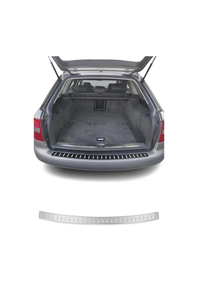 Audi A6 C5 Avant Allroad 1997-2005 Uyumlu Krom Arka Tampon Eşiği Paslanmaz Çelik