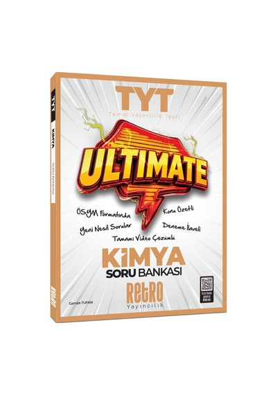 2027 Tyt Ultımate Kimya Soru Bankası Tamamı Video Çözümlü Retro Yayınları