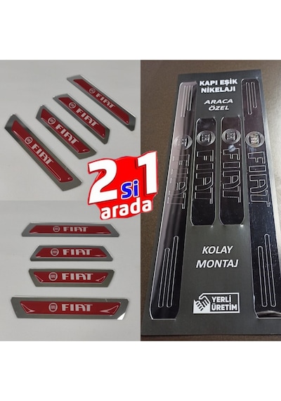 Fiat 126 Uyumlu Kapı Eşiği + Kapı Koruyucu