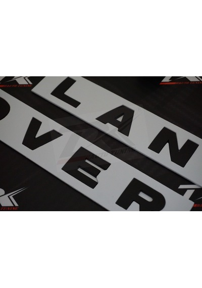 Land Rover Kaput Ve Bagaj Yazı Mat Krom