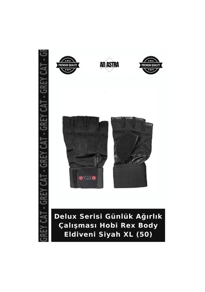 Delux Serisi Günlük Ağırlık Çalışması Hobi Rex Body Eldiveni Siyah Xl 50 Dİğer