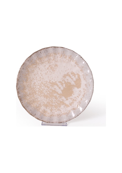 Keramika Vintage Cream Sirius Pasta Tabağı 22 Cm 6 Adet 22146 Krem