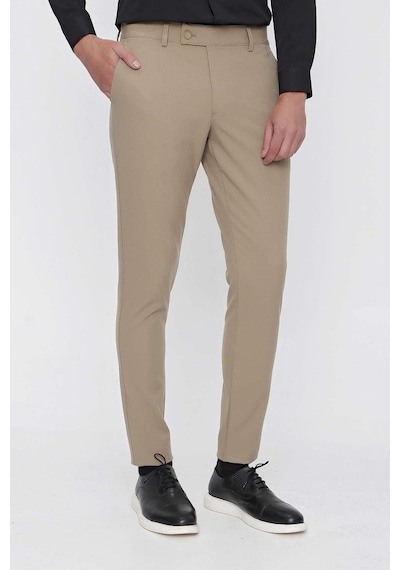 Efor P 1102 Slim Fit Bej Spor Pantolon Bej