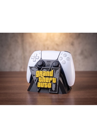 Omni Gta 6 Temalı Ps5 Kol Standı - Özel Tasarım Gta 6 Kontrolcü Standı, Playstation 5 Oyuncu Aksesuarı Konsol Standı Ve Tutucu Siyah