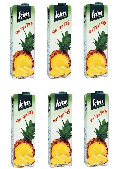 İçim Meyve Suyu Ananas 1 Lt X 6 Adet