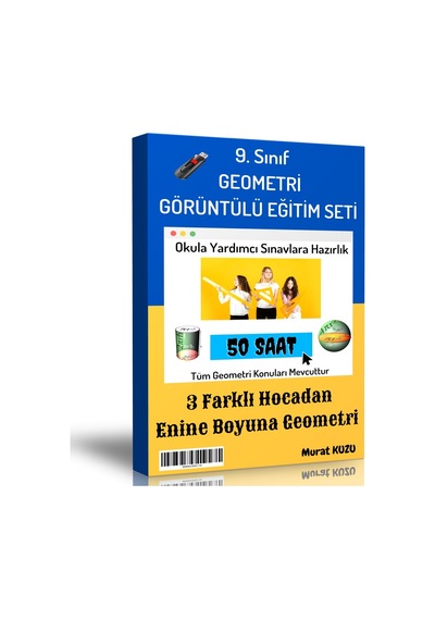 9. Sınıf Geometri Görüntülü Eğitim Seti (50 Saatlik Özel Anlatım)