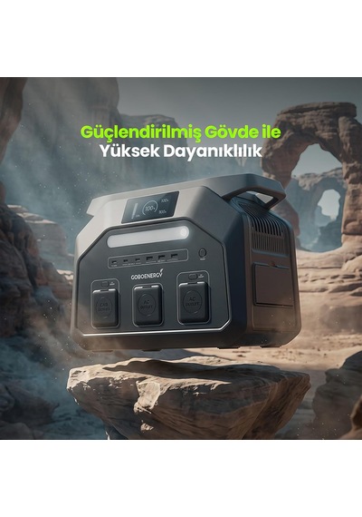 Goboenergy P1800 1024wh Lifepo4 Taşınabilir Güç İstasyonu, 1800w Sürekli 3600w Tepe Güç, 1200w Hızlı Şarj, 50
