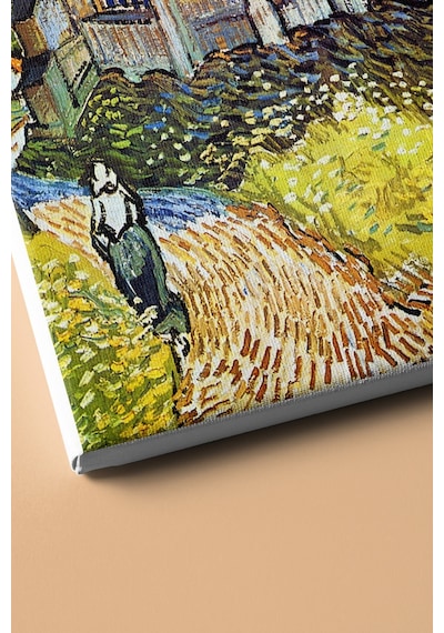 Webstyle Sayılarla Boyama Seti Kasnaklı Van Gogh Auvers'deki Kilise 40 X 50 Cm