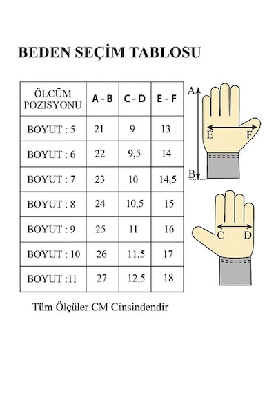 Delta Rapid Kaleci Eldiven Neon Sarı Siyah Siyah - Neon Sarı