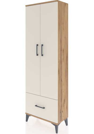 Arges Dolap 4 Raflı Tek Çekmeceli 2 Kapaklı 60x30x182 Çam-aytaşı Çam Arges Dolap 4 Raflı Tek Çekmeceli 2 Kapaklı 60x30x182 Çam-aytaşı Çam