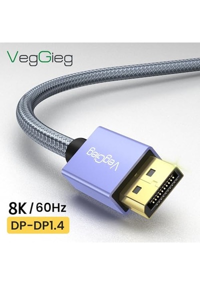 8k/60hz 4k/165hz 2k/240hz Displayport 1.4 Kablo 2 Metre Genel