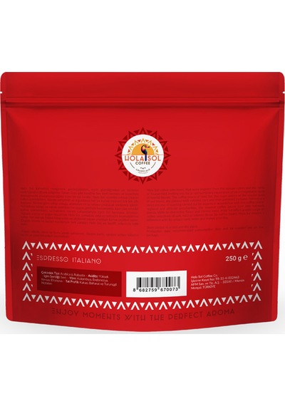 Hola Sol Espresso Italiano Çekirdek Kahve 250 G