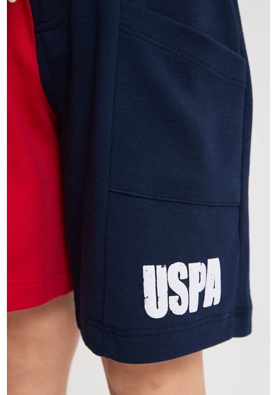 U.s. Polo Assn. Erkek Çocuk Kırmızı Şort Örme 50325620-vr171 Basıc Kırmızı