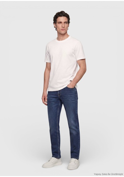 Ramsey Beyaz Düz T-shirt