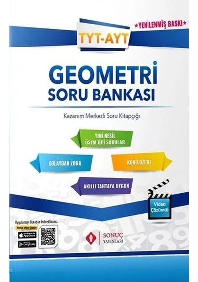 TYT AYT Geometri Soru Bankası -  Sonuç Yayınları
