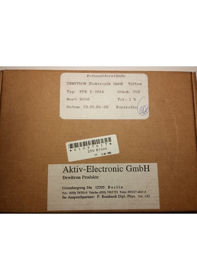 10 Adet Dewitron 56 Miliohm Mohm 2 W Akım Direnci R056 Fpr 2-2614