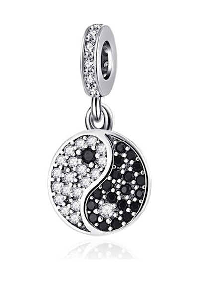 Fubena Ying Yang Sallantılı Charm Gümüş
