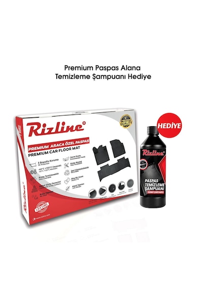Rizline Togg T10x 2023 Sonrası Uyumlu Premium Seri Havuzlu Paspas