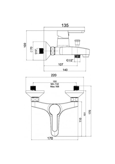 Nsk Legna Plus Banyo Bataryası Krom N3033602 Krom